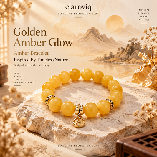 elaroviq® Golden Amber Glow Bracelet