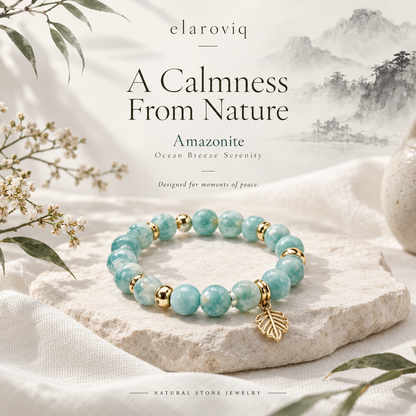 elaroviq® Amazonite Natural Stone Bracelet