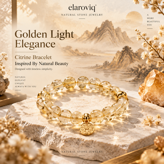elaroviq® Golden Light Citrine Bracelet