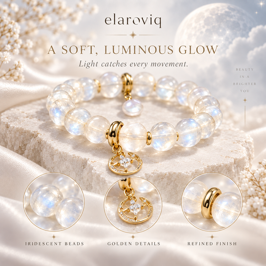 elaroviq® Moonstone Natural Stone Bracelet