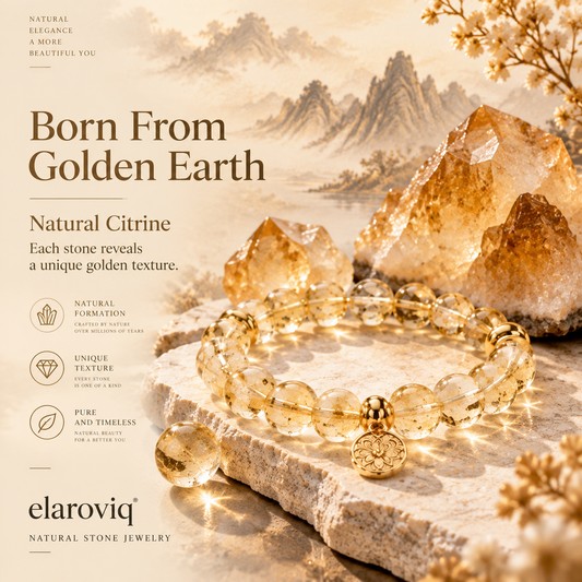 elaroviq® Golden Light Citrine Bracelet