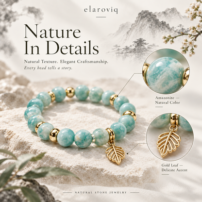 elaroviq® Amazonite Natural Stone Bracelet