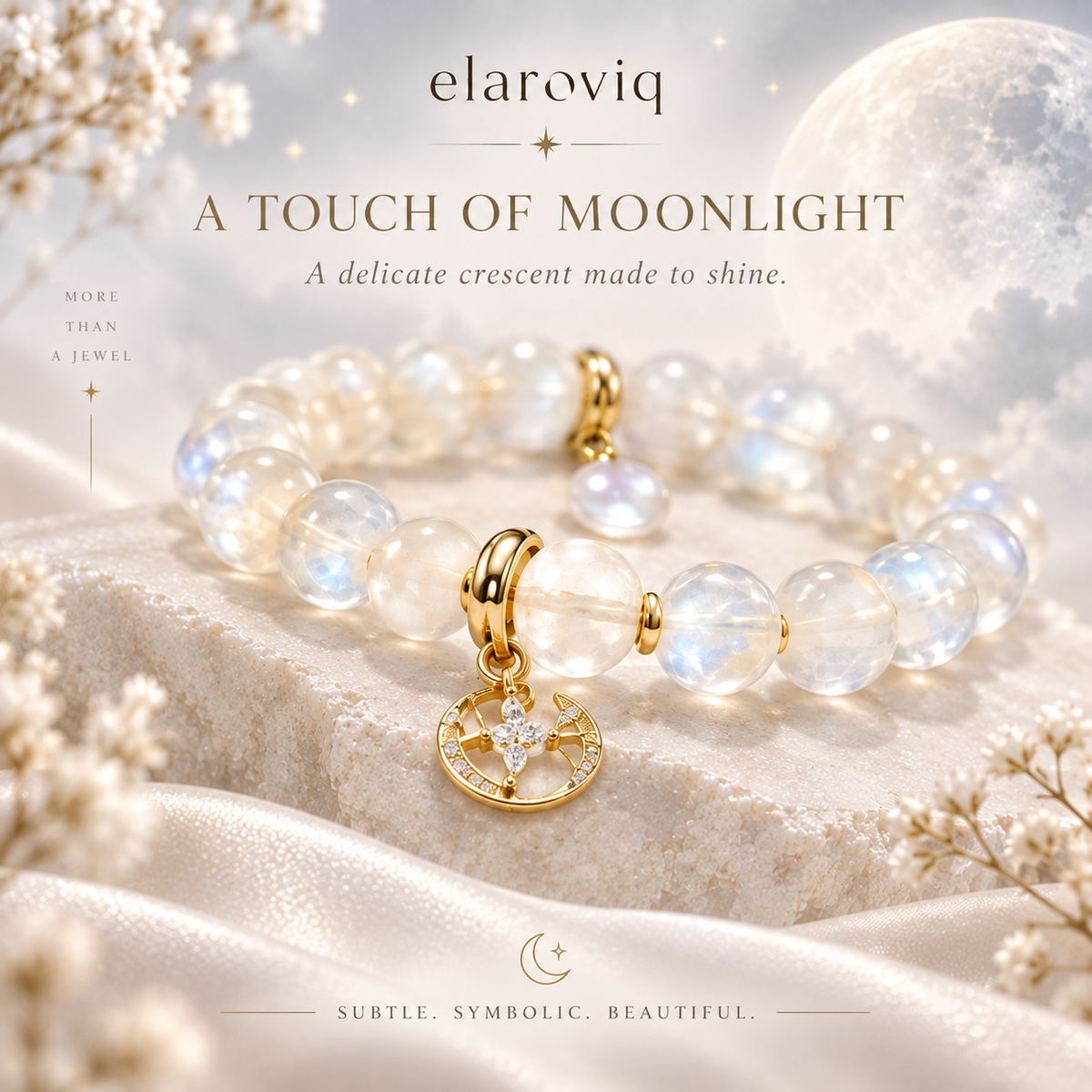 elaroviq® Moonstone Natural Stone Bracelet