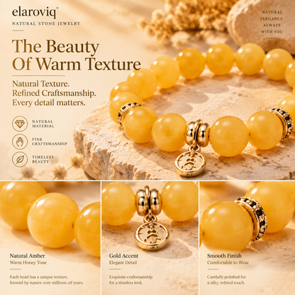 elaroviq® Golden Amber Glow Bracelet