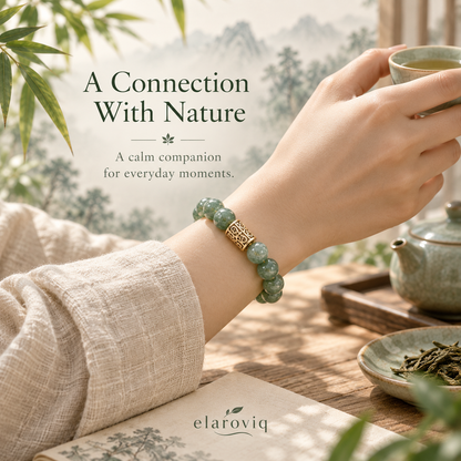 elaroviq® Aventurine Quartz Natural Stone Bracelet