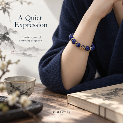 elaroviq® Lapis Lazuli Natural Stone Bracelet