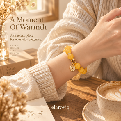 elaroviq® Golden Amber Glow Bracelet