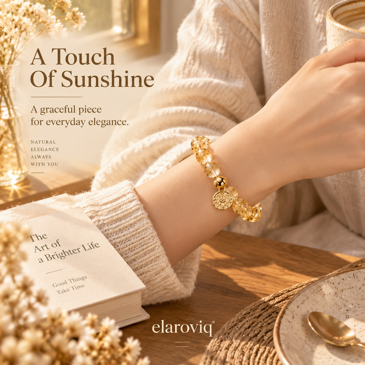 elaroviq® Golden Light Citrine Bracelet