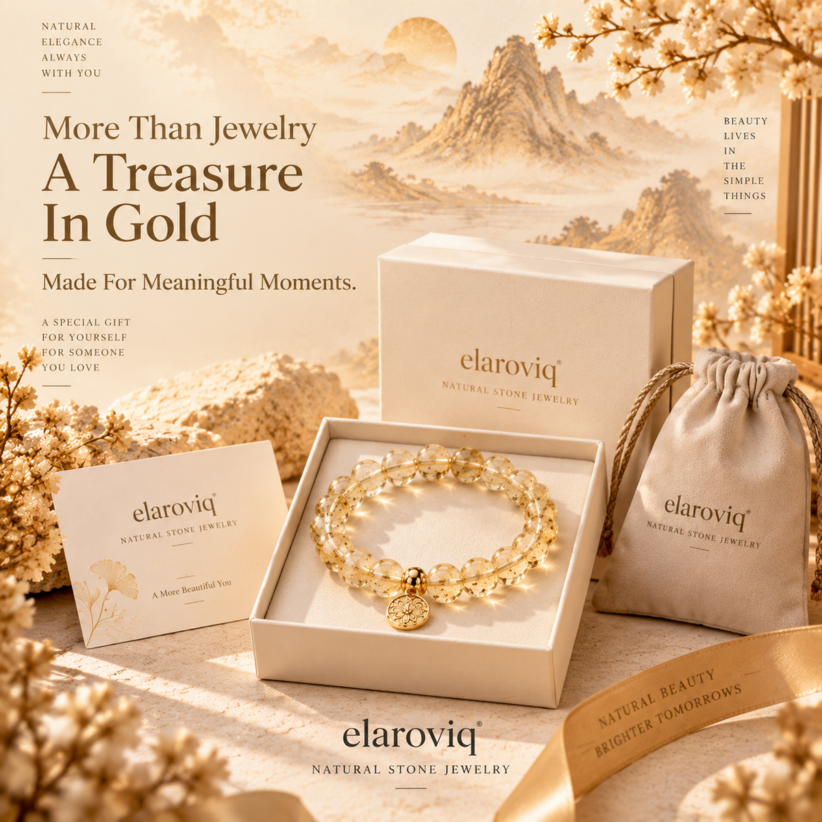 elaroviq® Golden Light Citrine Bracelet